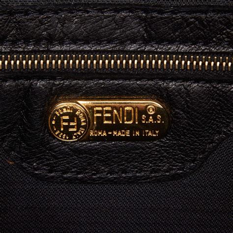 vintage fendi bag black